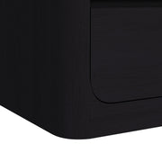 Rosalie King UPH 3PC Bedroom Set in Black