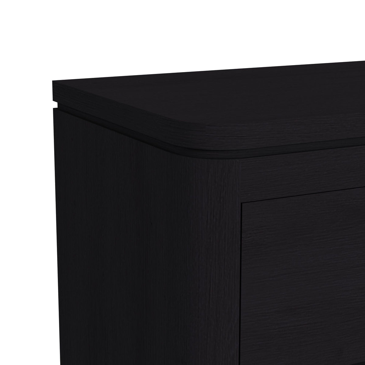 Rosalie King UPH 3PC Bedroom Set in Black