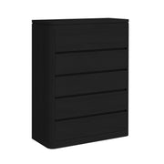 Rosalie King UPH 3PC Bedroom Set in Black