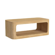 Rosalie 3PC Occasional Table Set in Natural-Coffee Table & Two End Tables