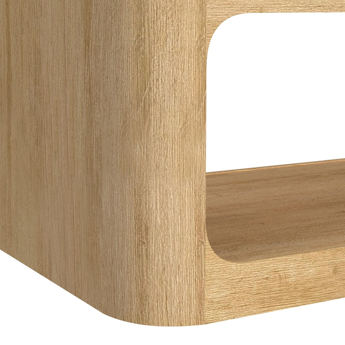 Rosalie 3PC Occasional Table Set in Natural-Coffee Table & Two End Tables