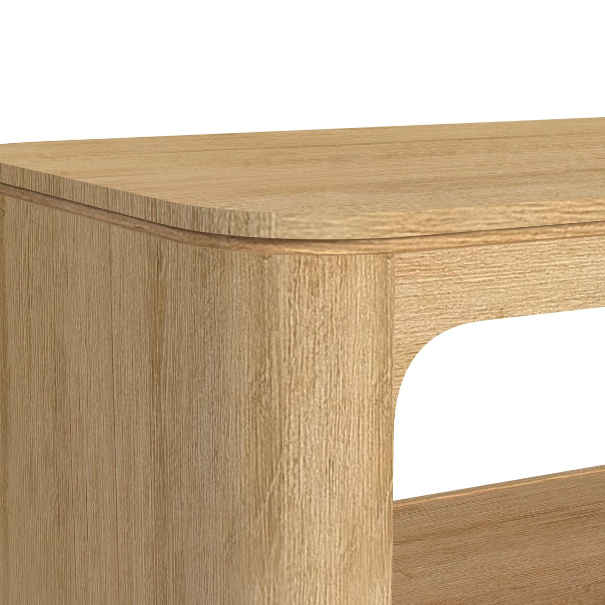 Rosalie 3PC Occasional Table Set in Natural-Coffee Table & Two End Tables