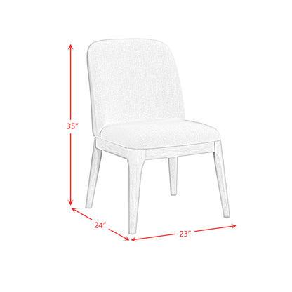 Rosalie 5PC Standard Height Dining Set in Natural-Round Table and Four Chairs
