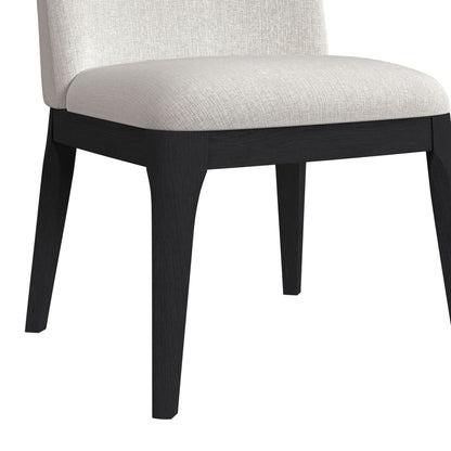 Rosalie 5PC Standard Height Dining Set in Black-Table and Four Chairs