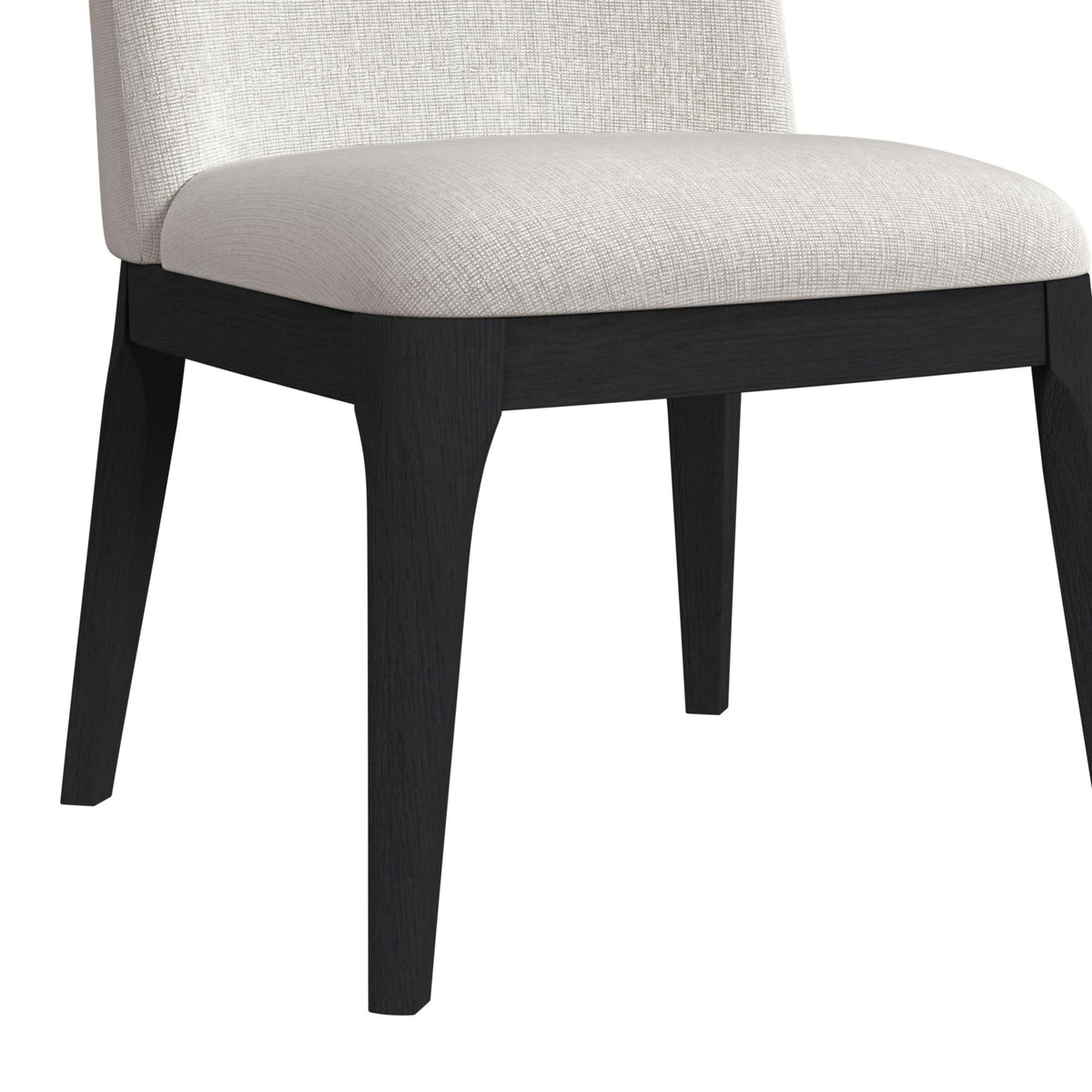 Rosalie 5PC Standard Height Dining Set in Black-Round Table and Four Chairs
