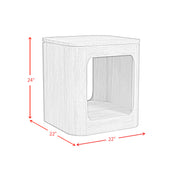 Rosalie End Table in Black