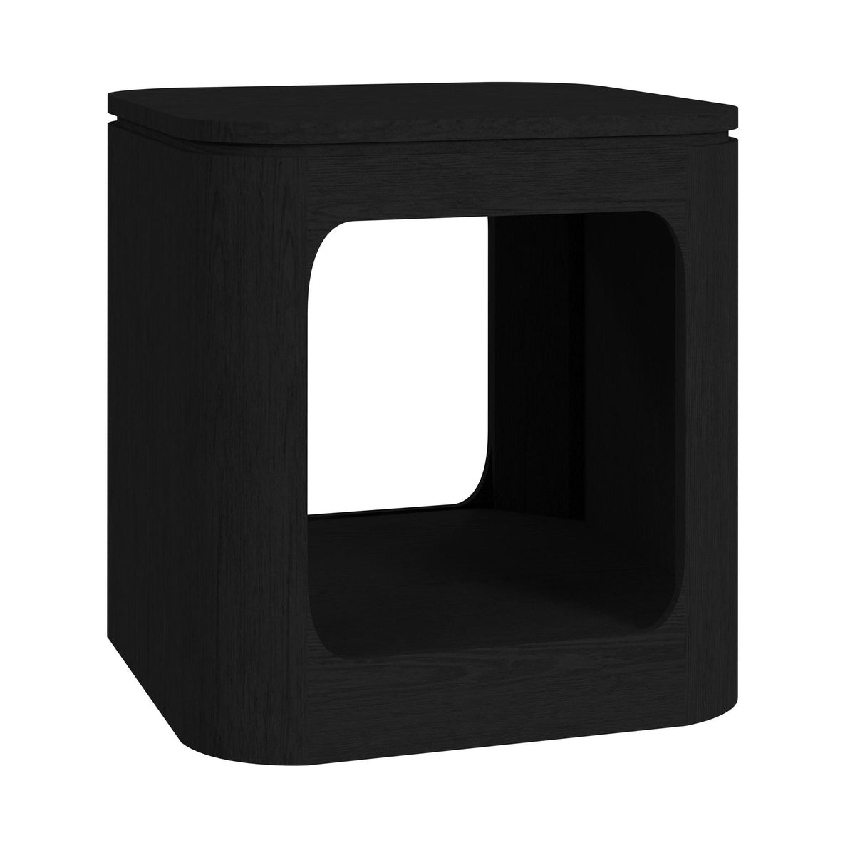 Rosalie 3PC Occasional Table Set in Black-Coffee Table & Two End Tables