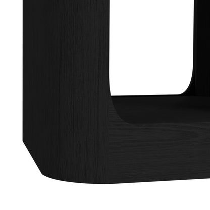 Rosalie 3PC Occasional Table Set in Black-Coffee Table & Two End Tables