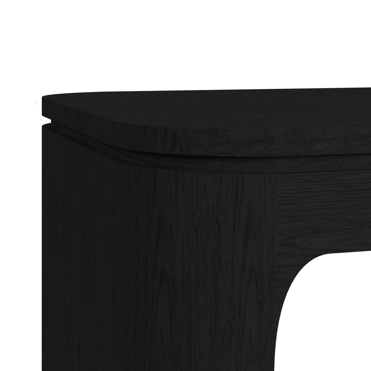 Rosalie 3PC Occasional Table Set in Black-Coffee Table & Two End Tables