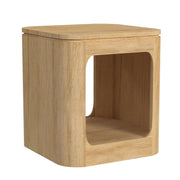 Rosalie 3PC Occasional Table Set in Natural-Coffee Table & Two End Tables