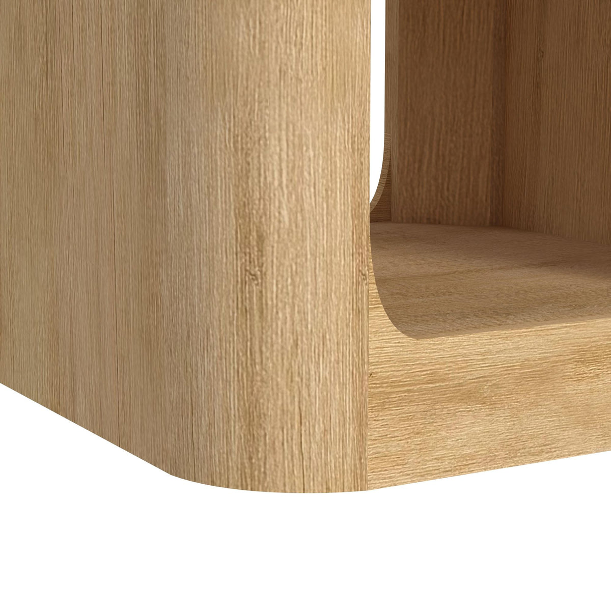 Rosalie 3PC Occasional Table Set in Natural-Coffee Table & Two End Tables