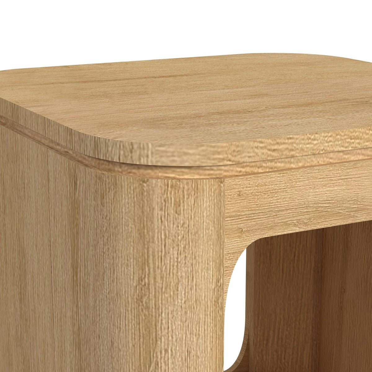 Rosalie 3PC Occasional Table Set in Natural-Coffee Table & Two End Tables