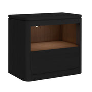 Rosalie King UPH 3PC Bedroom Set in Black