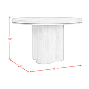 Rosalie Round Dining Table in Natural