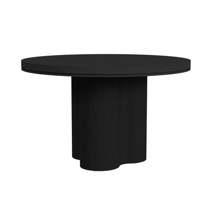 Rosalie Round Dining Table in Black