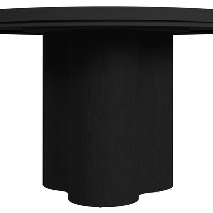 Rosalie Round Dining Table in Black