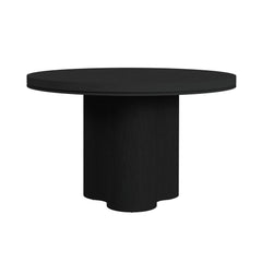 Rosalie Round Dining Table in Black