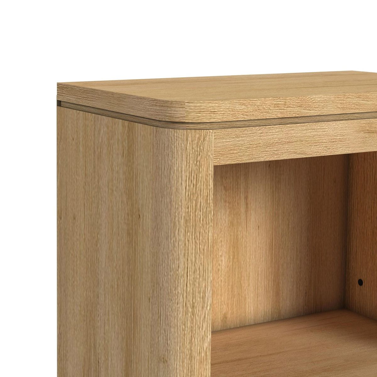 Rosalie 4PC Entertainment Unit with 82" TV Console in Natural