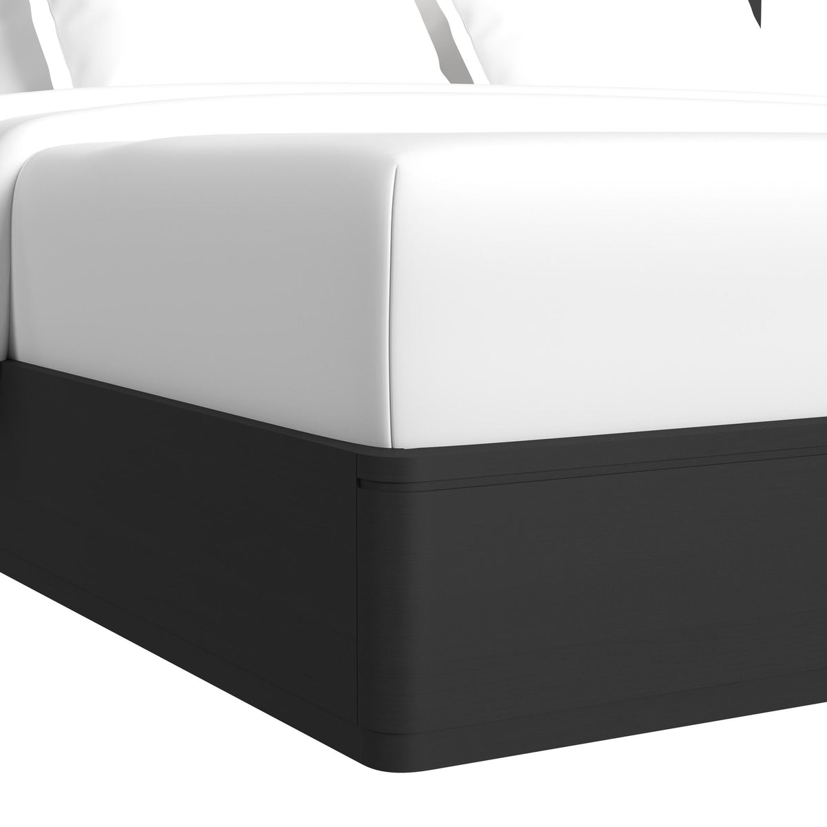 Rosalie King UPH 3PC Bedroom Set in Black