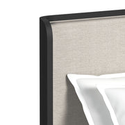 Rosalie Queen UPH Bed in Black