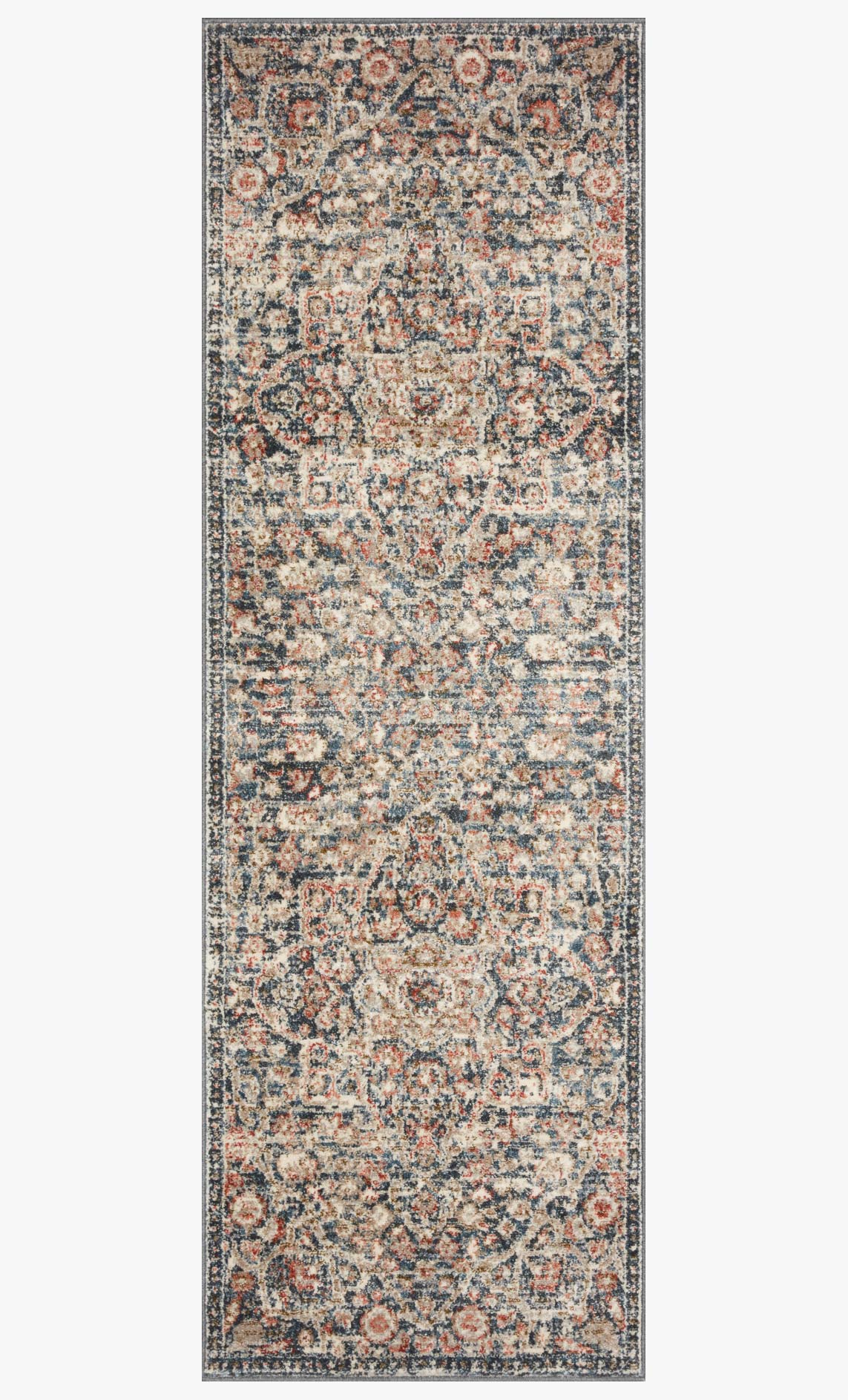 Loloi Saban SAB-02 Blue / Spice