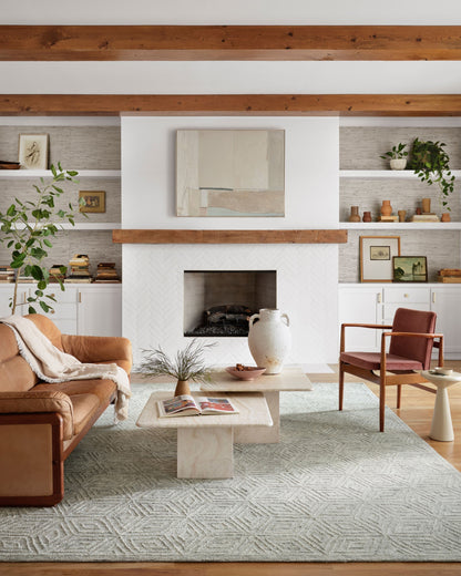 Magnolia Home de Joanna Gaines x Loloi Sarah SAR-01 Sky