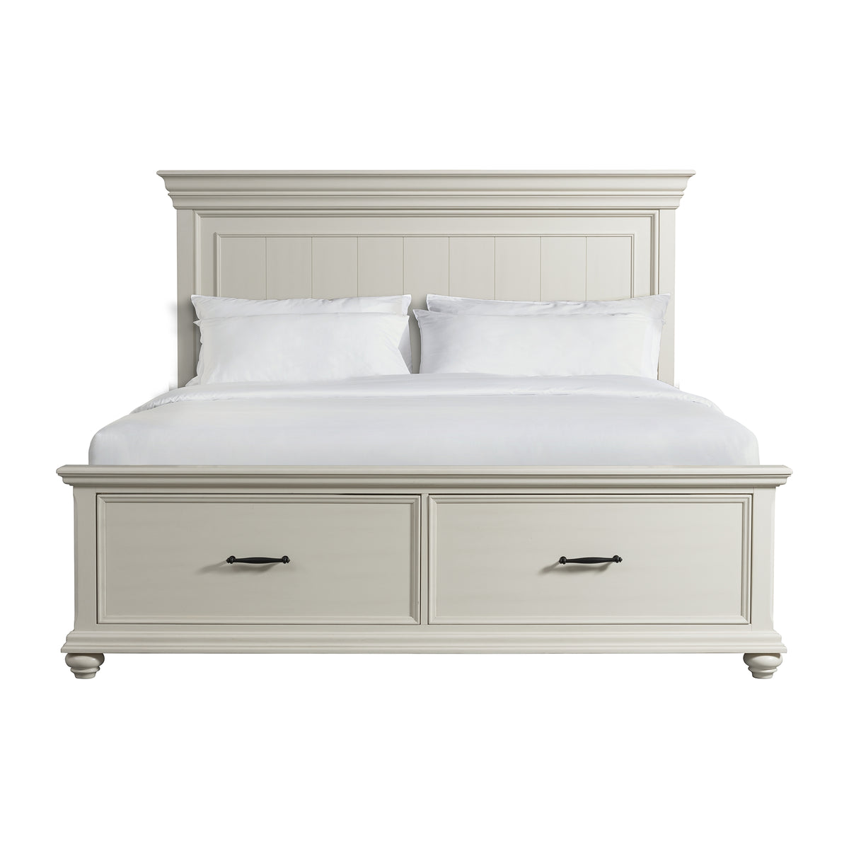 Slater King Bed In Antique White