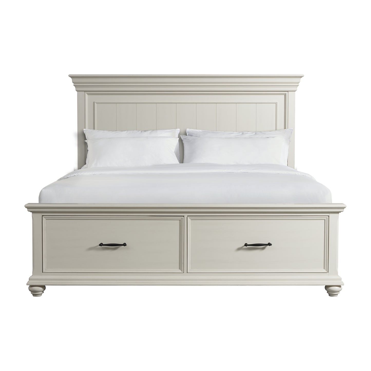 Slater King Bed in Antique White