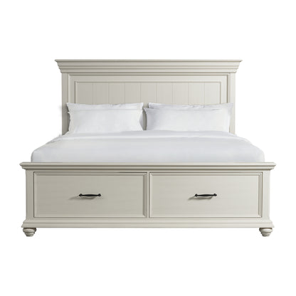 Slater King Bed in Antique White