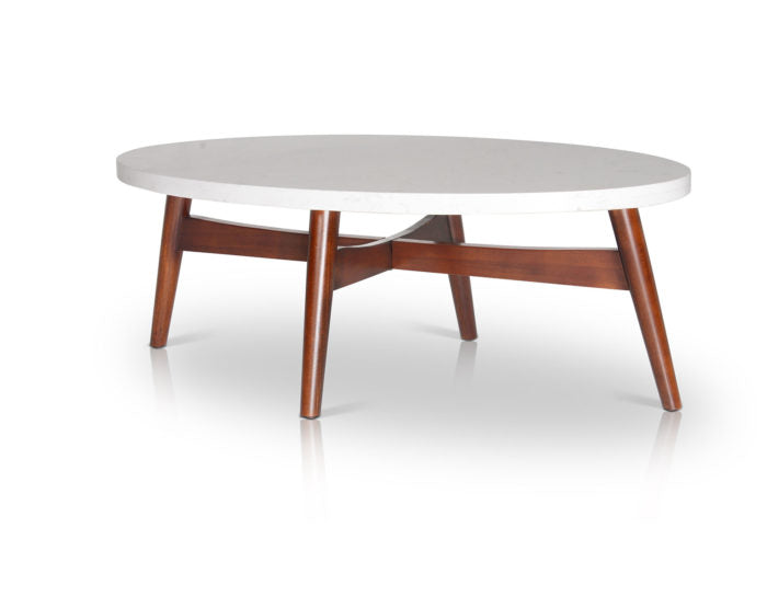 Mesa de cóctel ovalada Serena Silverstone 