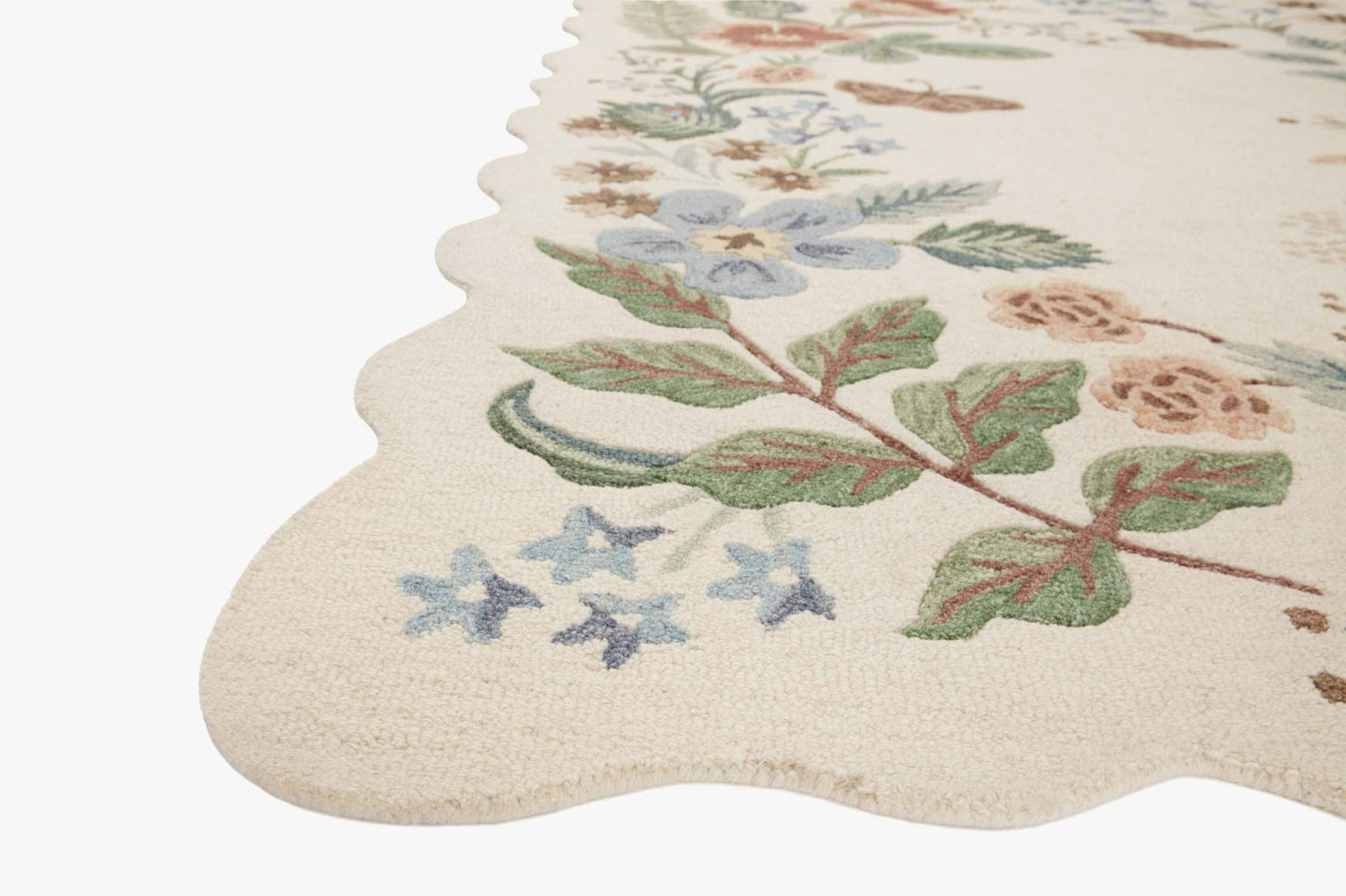 Rifle Paper Co. x Loloi Silhouette SIH-02 Crema