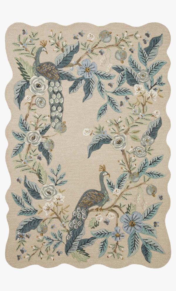 Rifle Paper Co. x Loloi Silhouette SIH-04 Azul