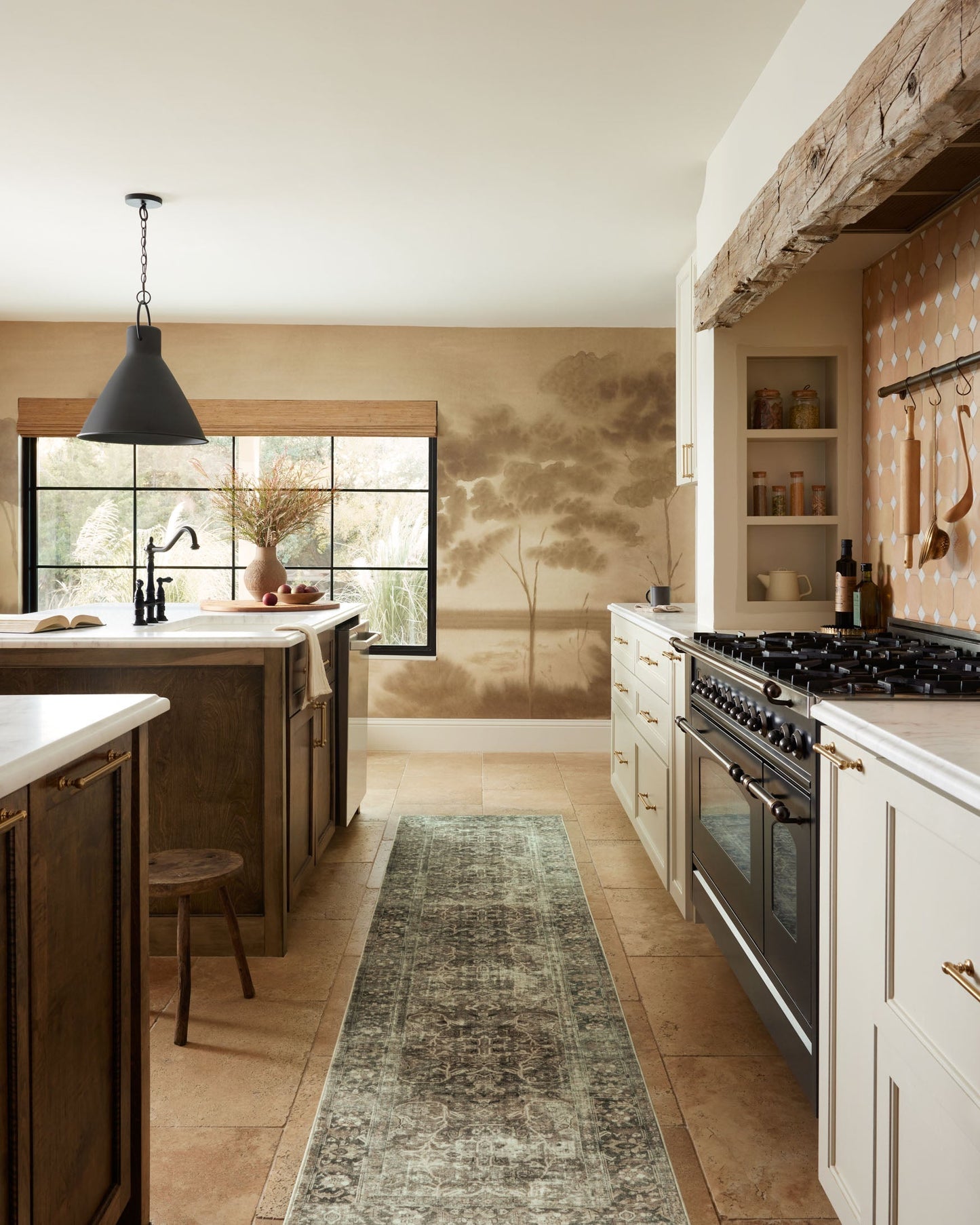 Magnolia Home de Joanna Gaines x Loloi Sinclair SIN-01 Guijarro / Topo