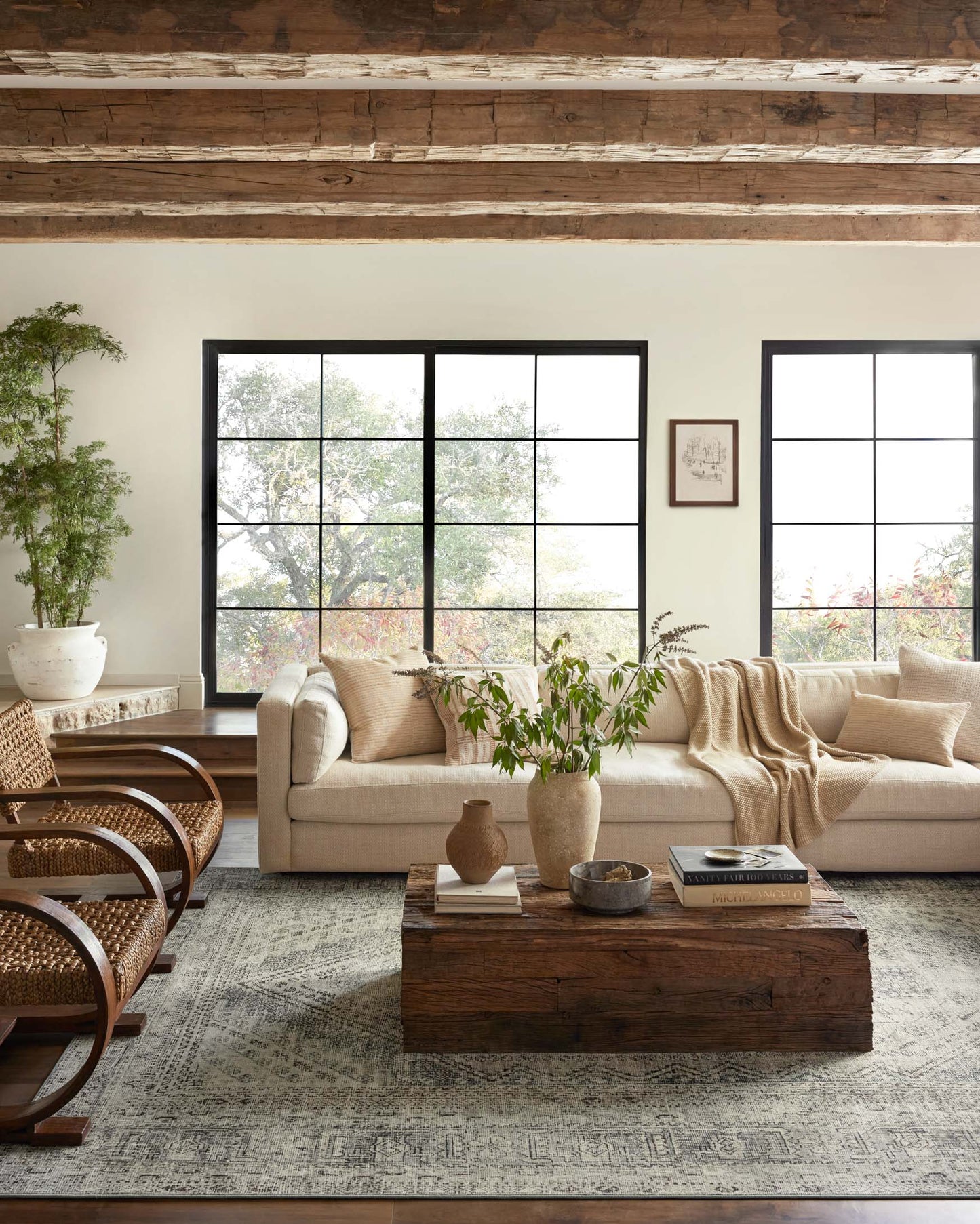 Magnolia Home de Joanna Gaines x Loloi Sinclair SIN-04 Natural / Salvia