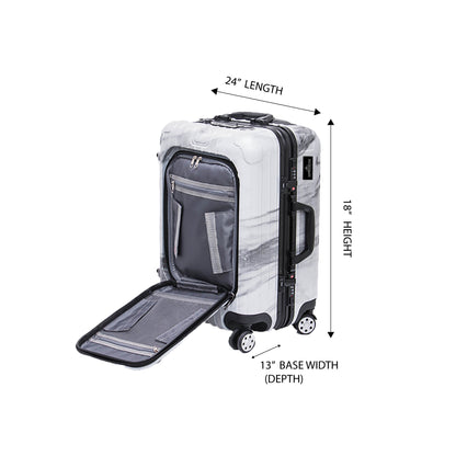 SlayCase® Marble Bella Travel Makeup Case