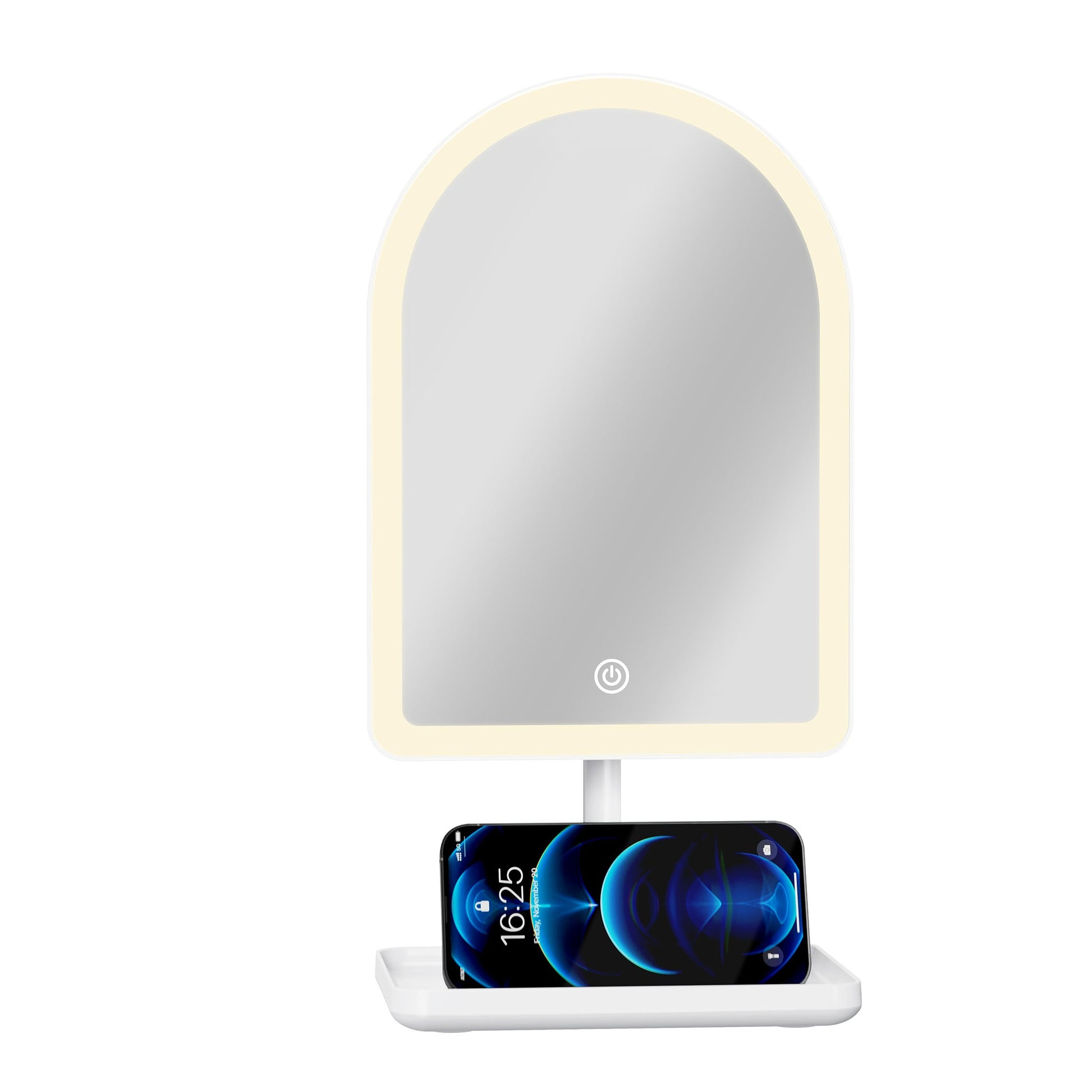 SLAYssentials Arch Tri-Tone LED Tabletop Makeup Mirror