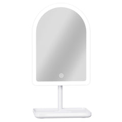 SLAYssentials Arch Tri-Tone LED Tabletop Makeup Mirror