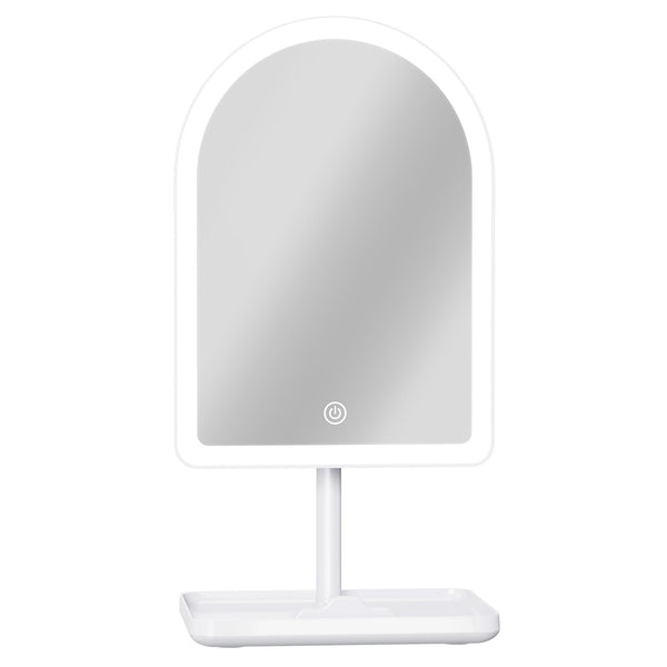 SLAYssentials Arch Tri-Tone LED Tabletop Makeup Mirror