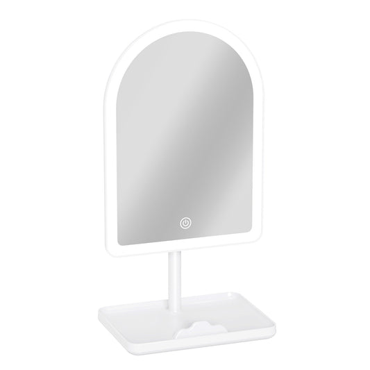 SLAYssentials Arch Tri-Tone LED Tabletop Makeup Mirror