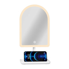 SLAYssentials Arch Tri-Tone LED Tabletop Makeup Mirror