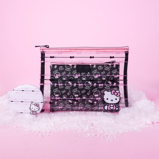 Hello Kitty® "Travel Essentials" Compact + Slim Pouch Gift Set