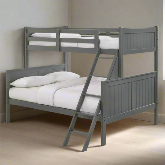 Sami Twin Over Full Bunk Bed Grey