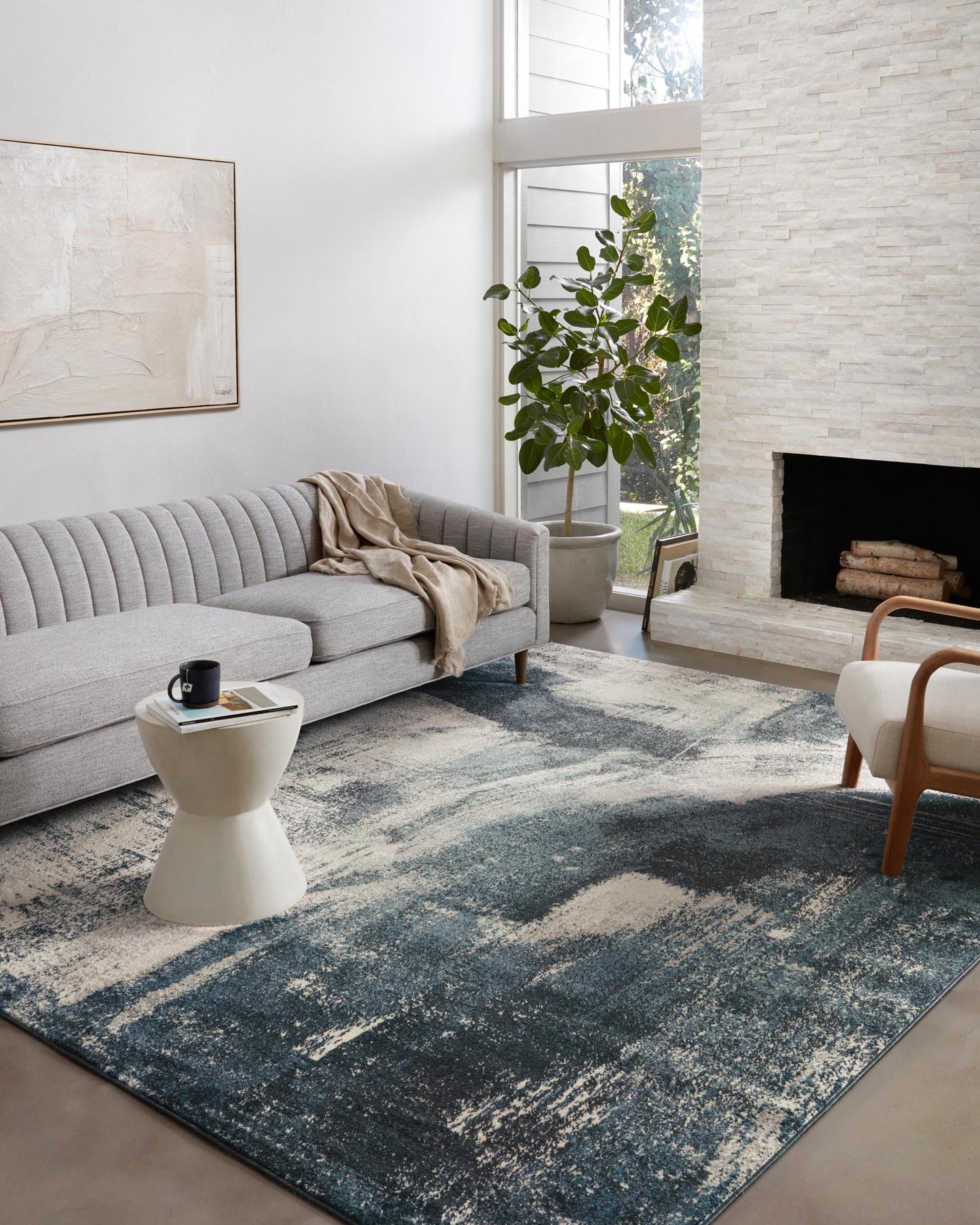 Loloi Spirit SPI-04 Índigo/Marfil