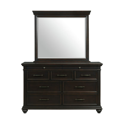 Slater Dresser & Mirror Set Black