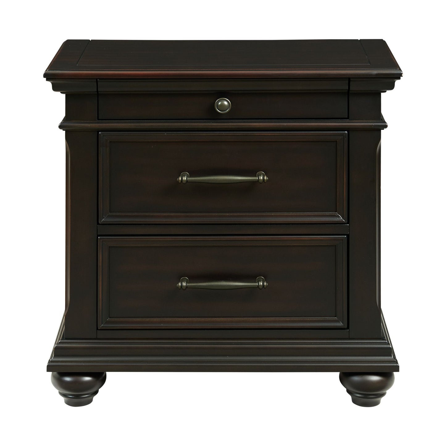 Slater Nightstand w/USB Black