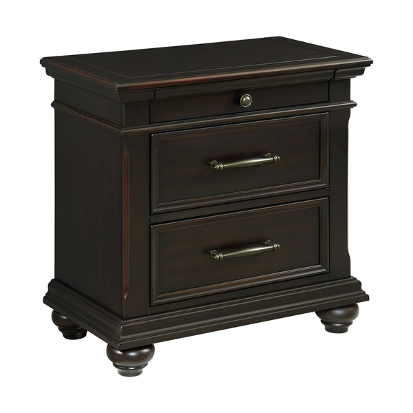 Slater Nightstand W/Usb Black