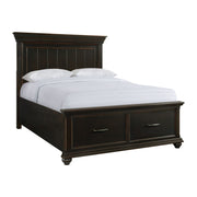 Slater Queen Platform Storage 4PC Bedroom Set Black