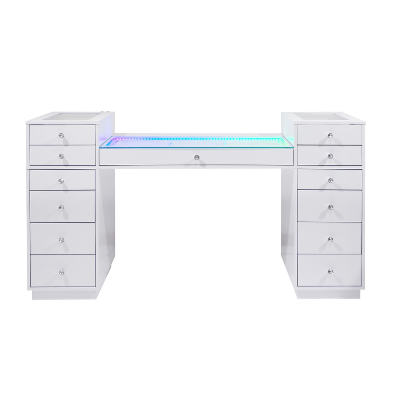 SlayStation® Odette Vanity Table w/ RGB Light