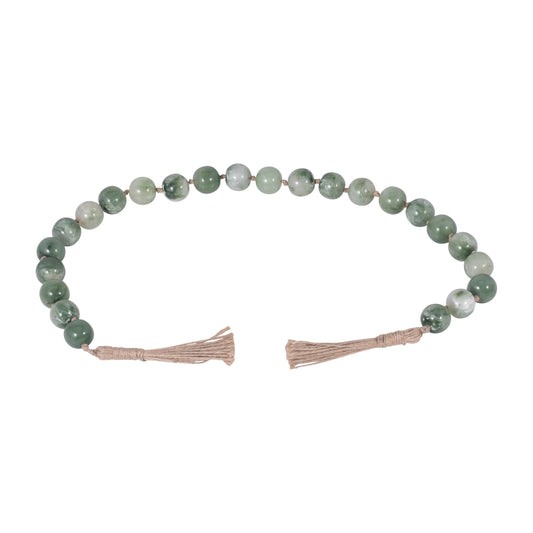 Green Resin Bead Garland