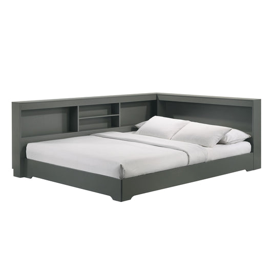 Sami Full Corner Bed in Grey